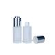 Perfume Eye Drop 30ml Glass Frosted Dropper Bottles Set With Silver Tops 31mm