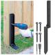 Fence Post Repair Kit 4''x4'' Heavy Duty Steel Anchor for Repairing Damaged Posts
