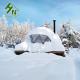 Strong snow load hotel geodesic dome tent