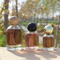 Transparent Perfume Glass Spray Bottle 30ML 50ML 100ML Empty With Ball Cap