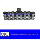 10 Feet Heavy Duty Steel Roller Chain with 1000 Lbs Tensile Strength