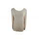 Soft Warm Long Sleeve Silk Nightgown , Smooth Luxury Sleepwear 105 G/M2