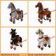 Cute Little Mechanical Ride on Horse Ride on Pony, Riding Toys Walking Toy on Horse