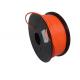 Eco-Friendly Dark Orange PLA 3D Printer Filament / 3d Printer Pen Filament