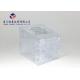 Reusable Clear PVC Packaging Boxes Wholesale With Hand Lock Bottom Trapezoid Shape