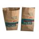 Recycled Moistureproof Pasted Valve Multiwall Paper Bags Pinch Bottom