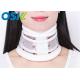 Plastic Neck Injury Collar , Cervical Neck Brace Long - Term Usage CE Approved