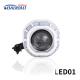 LED01 Double angel eye without fan motorcycle led headlight projector lens