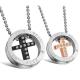 New Fashion Tagor Jewelry 316L Stainless Steel couple Pendant Necklace TYGN176