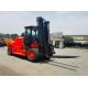 Customized Orange Red 1800mm Heavy Load Forklift / Heavy Duty Forklift With Yuchai Or CUMMINS Engine