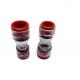 Durable 14MM to 10MM  Microduct Reducer , Microduct Couplers Red And Transparent