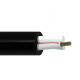 ANATEL Mini ADSS G652D Fiber Optic Cable 12 Core Self Supporting 80m 100m 120m Span Black