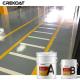 Fire Resistance Industrial Epoxy Floor Coating Seamless Strong Durability