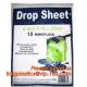 Protection Sheet Disposable Drop Painting Paint Dust Cover Sheets, Protective Painter Drop Cloth Drop Sheet Anti Corrosi