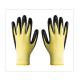 Yellow Aramid Heat and Cut Resistant Liner Foam Nitrile Coating Work Gloves For Building