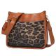 High Quality Adjustable Long Leopard Strap Vegan Leather Crossbody Messenger Bags Women Shoulder Bag Square Small Purse