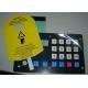 3M Adhesive Waterproof Membrane Switch Push Button Panel , Corrosion Resistance