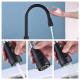 Matte Black Pull Out 1/2X M10 60cm Touch Water Faucet