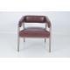 Leather Fabric Wood Loft Dining Armchair Furniture Dining Room Chairs Customized Sizes