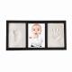 Handmade Baby Clay Frame , Wooden Hand / Foot Print Photo Frames