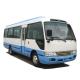 Diesel Coach Coaster Bus 30 Seats Van Bus 140hp Manual Transmission Air Condition Refrigerator