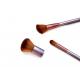 Travel Buffer Bronzer Flat Top Makeup Brush , Eco Bamboo Makeup Brushes