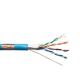SFTP Cat5e PVC PE Jacket Internet LAN Cable 4 Pairs 1000FT 305m Bare Copper