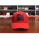 ACE brand newest bling star 3D embroidery logo 6panel red baseball caps hats