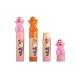 AS material frosted bottle and cap Custom Lip Balm Tubes easy for people take along with