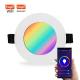 12w Smart WiFI Control Led Recessed Rgb Color Changing Downlight With ETL