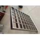 316l Material Stainless Steel Grating Polish Serrated Surface For Shop