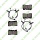 For Aston Martin BD9 & V8-Vantage Front Brake Pad Kit With Sensor OEM 7G43-2D007-AA
