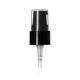 Black Smooth Plastic Treatment Pump Top 20-410 OEM ODM For 1oz Round Bottle