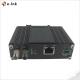 Mini Industrial 10BASE-T To 10BASE-FL Ethernet Media Converter ST Connector 48VDC