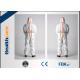 Waterproof Disposable Protective Coveralls With PP+PE Microporous Material