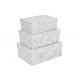 Modern Luxury Marble Gift Box , 4C Printing Cardboard Gift Boxes Recyclable