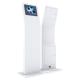 12.9 SPCC Floor Standing LCD Kiosk PC Stand Rotating Enclosure