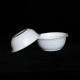 600Ml White Disposable Plastic Bowl 20 Oz Disposable Soup Bowls Meat Cereal