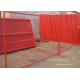 PVC Coated Temporary Construction Fence Canada Standard 10x6 FT Event Movable Fence