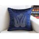 Swan Pattern Cushion Cover Luxury European Diamond Technology Car Seat Chair Pillow Cover Velvet Soft Pillowcase