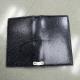 Black Solid Color Leather Yardage Book Holder A5 A4 Opp Bag Packing