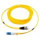 FC to LC singlemode duplex optical fiber jumper 0.2dB insertion loss corning fiber