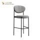 Restaurant Bar Chair, Hotel Bar Stool, Club High Chair, Stool Chair, High Density Foam, PU Leather Upholstery