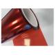 80 μm Red PET Silica Gel Coated Film for Metal Plastic Glass Ceramic etc in 3C industries