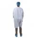 Closure Type Disposable Lab Coats Dust Proof Breathable SBPP Material