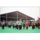 850gsm PVC Fabric Outdoor Event Tent 20M Wide With Red Roof Lining Decoration