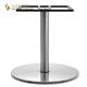 Modern Style Brushed Stainless Steel Dining Table Base 72cm Height
