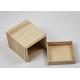 Natural Custom Made Mini Paulownia Wooden Gift Box With Removable Lids