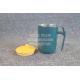 304SS Silicone Sublimation Coffee Mug With Spoon Customized Logo
