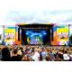 Slim Waterproof Stage Rental Led Display 6000 Nits Die Casting Aluminum Panel